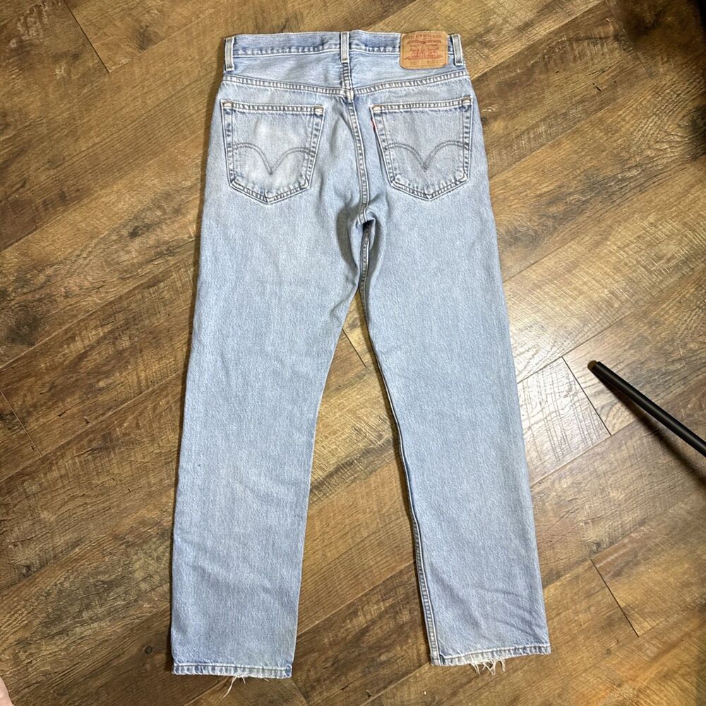 Vintage Y2K Levi's 505 Straight Leg Denim Jeans Mens 32x32 Made in the USA